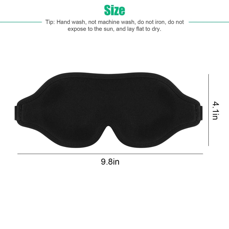 Silk Travel Eye Mask Soft Breathable Adjustable Sleep Mask For Restful Nights 0