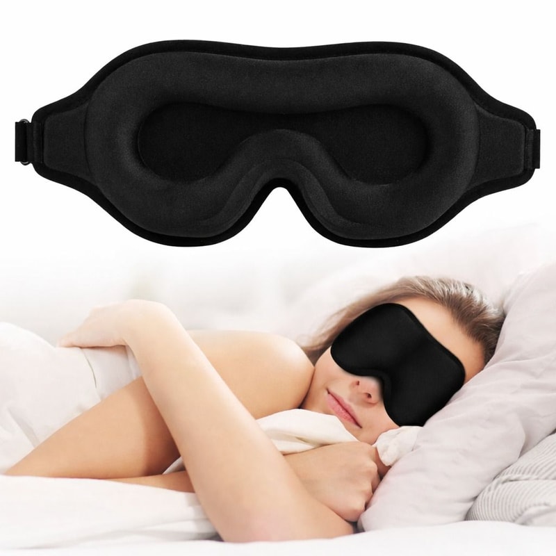 Silk Travel Eye Mask Soft Breathable Adjustable Sleep Mask For Restful Nights 0
