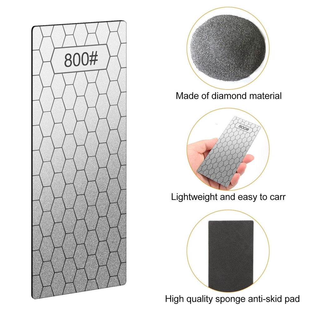 Diamond Sharpening Stone Set Grit Levels Honeycomb Whetstone Knife Sharpener 5