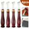 Leather Edge Creaser Tool Set FanShaped Leathercraft Punch For Precise DIY Crimping 6