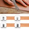 Leather Edge Creaser Tool Set FanShaped Leathercraft Punch For Precise DIY Crimping 2