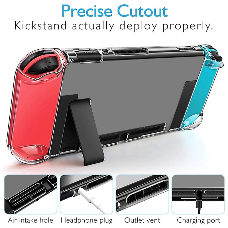 Clear Hard Case AntiScratch Shell Cover With Screen Protector 4