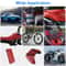 Red Carbon Fiber Wrap For Cars Motorcycles And Laptops Twill Weave Waterproof ScratchResistant 3