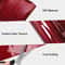 Red Carbon Fiber Wrap For Cars Motorcycles And Laptops Twill Weave Waterproof ScratchResistant 5