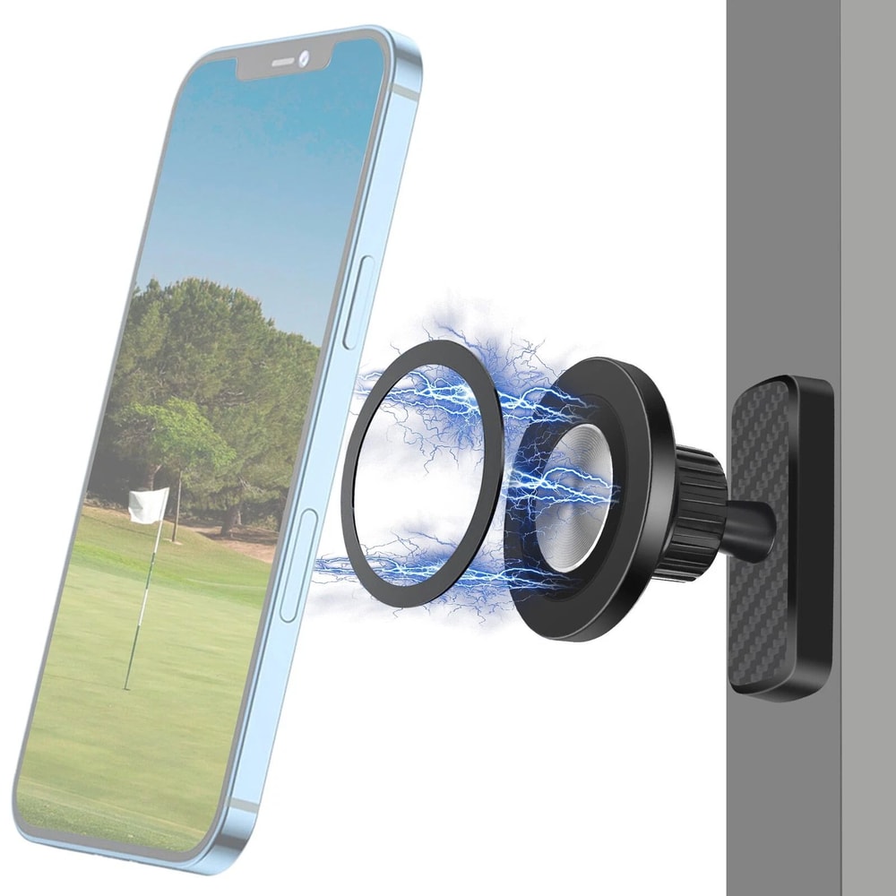 Magnetic Phone Holder For Golf Carts Tractors 0