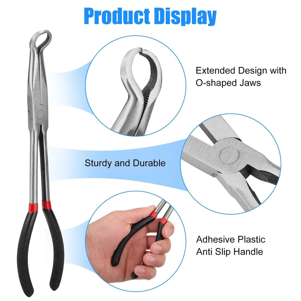 Premium Carbon Steel Electrical Disconnect Pliers For Fuel Line Hose Clamp Spark Plug Removal 3