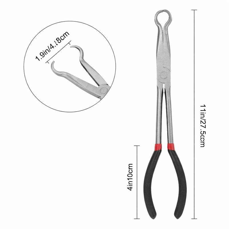 Premium Carbon Steel Electrical Disconnect Pliers For Fuel Line Hose Clamp Spark Plug Removal 4