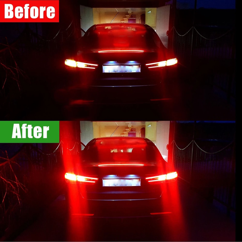 LED Strobe Flashing Safety Brake Light Bulb Enhanced Visibility For Cars Motorcycles 3