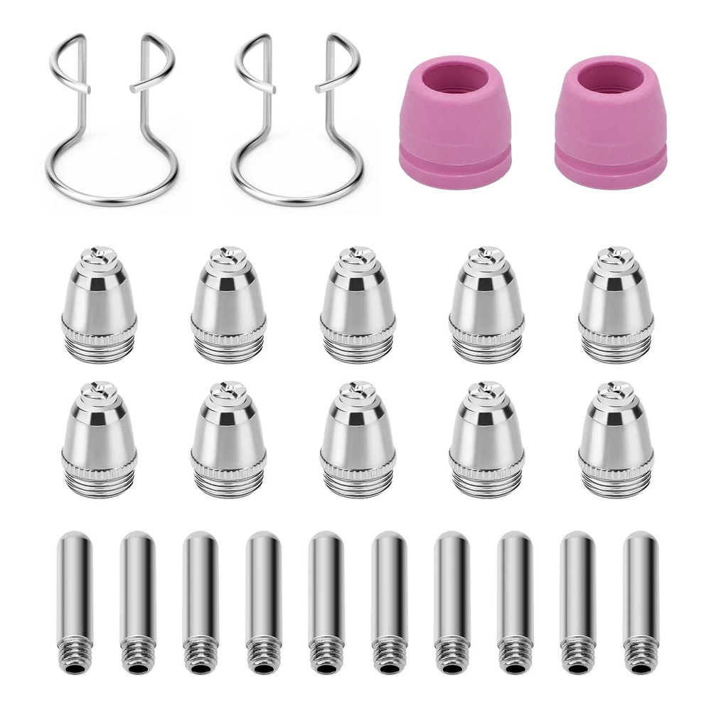 Plasma Cutter Consumables Kit Nozzles Electrodes And Shield Cups 7