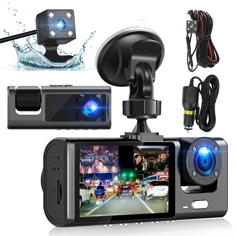 Dual Lens Car Dash Cam Video Recorder With GSensor 2