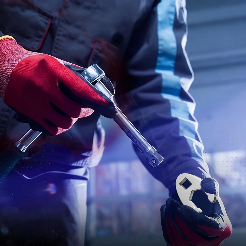 Interchangeable Crows Foot Wrench Kit Perfect For Auto Home Repair Slim Profile For Tight Spaces 1