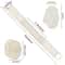 Natural Loofah Exfoliating Back Scrubber Set EcoFriendly Bath Sponge Pads For Soft Healthy Skin 3
