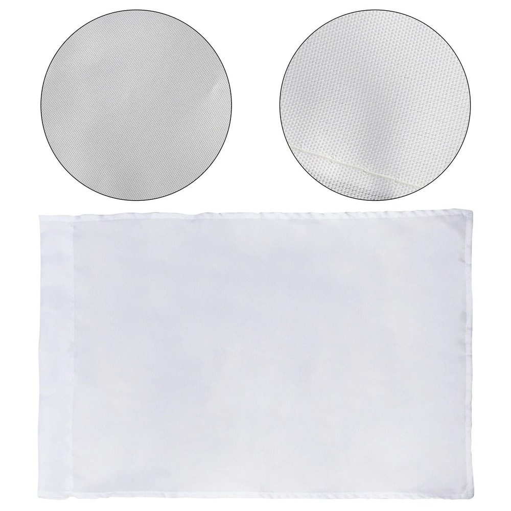 White Sublimation Blank Flags Polyester Garden Banner For DIY Custom Designs 1