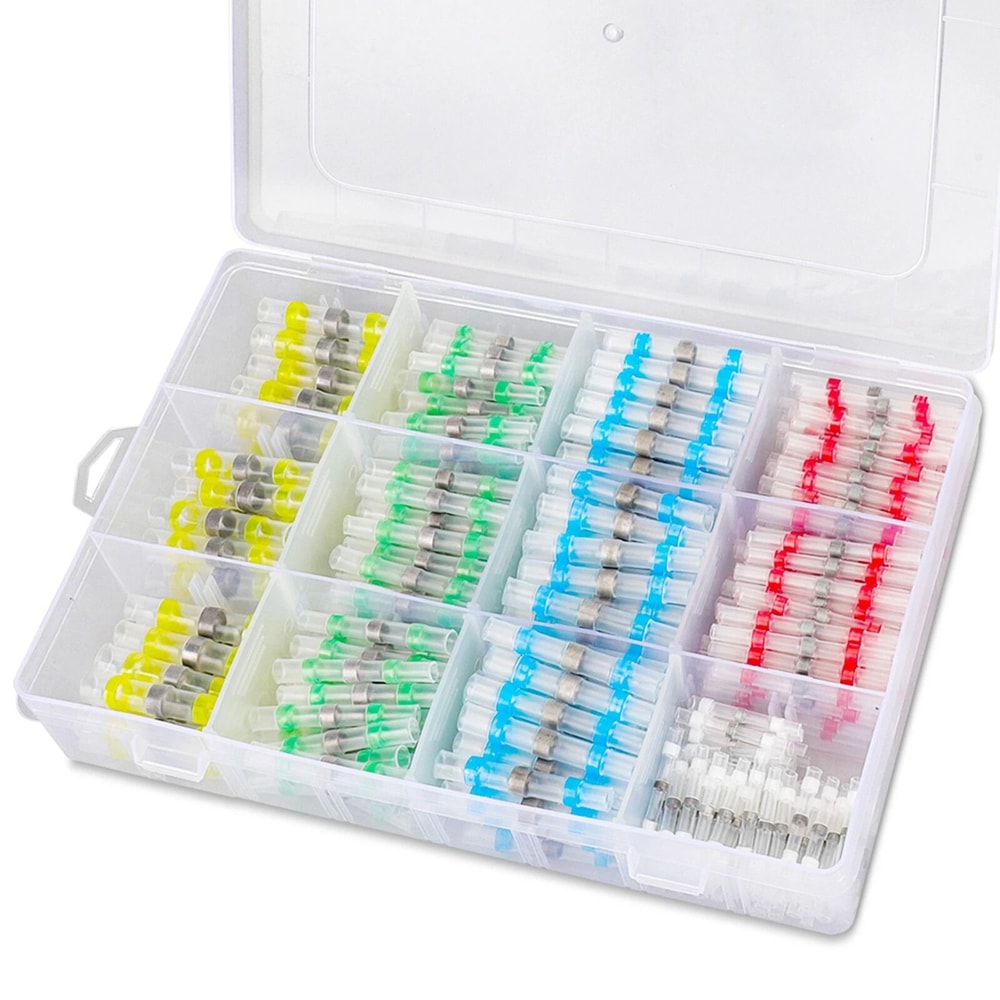 Waterproof Solder Seal Sleeve Heat Shrink Butt Wire Connectors Terminals For RV And Automotive Use 0