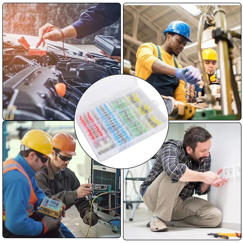 Waterproof Solder Seal Sleeve Heat Shrink Butt Wire Connectors Terminals For RV And Automotive Use 1