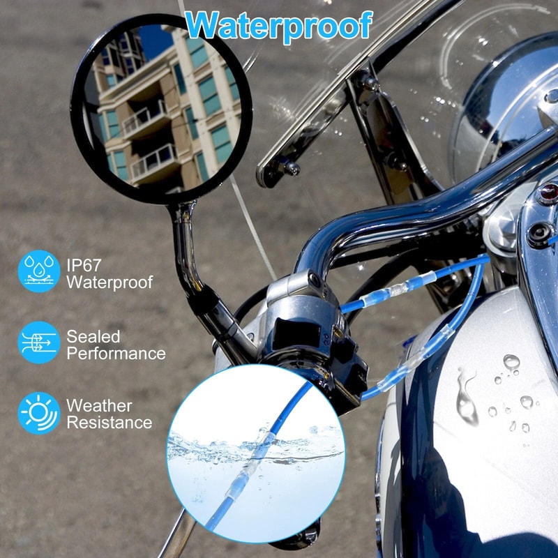 Waterproof Solder Seal Sleeve Heat Shrink Butt Wire Connectors Terminals For RV And Automotive Use 2