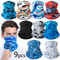 Camouflage Neck Gaiter Set UVResistant Face Mask For Outdoor Sports Dust Sun Protection 5