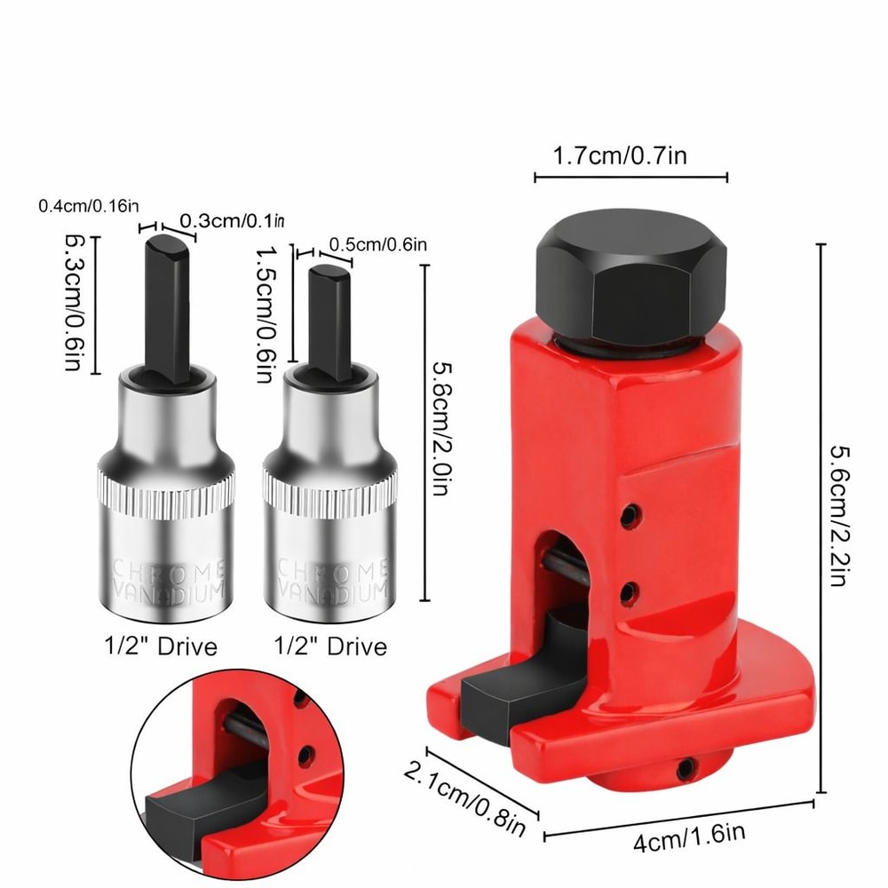 Universal Suspension Strut Spreader Tool Strut Sockets Durable Carbon Steel Design 7