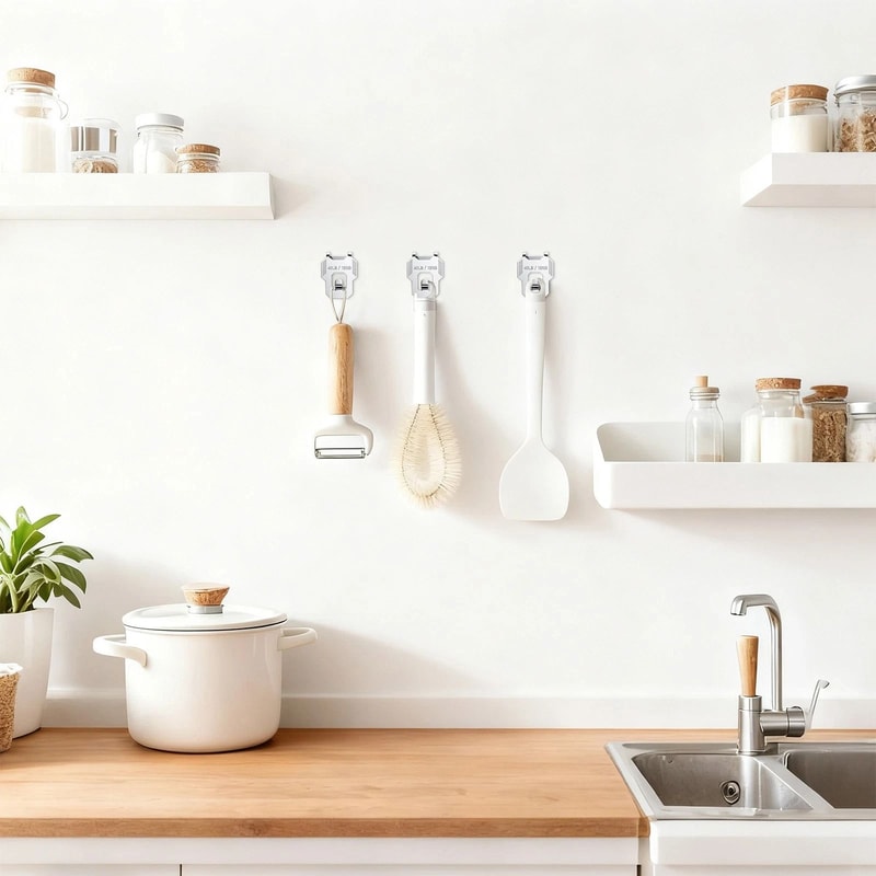 Stainless Steel Drywall Hanging Hooks Heavy Duty Claw ToolFree Installation Load Capacity NailFree 1