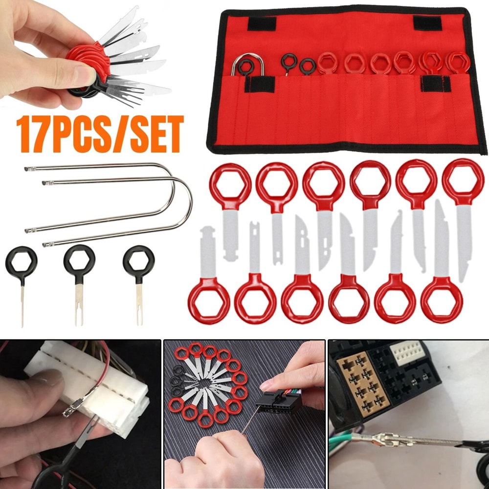 Terminal Removal Connector Pin Kit For Car Audio Electronics Universal Disassembly Tool Set 8