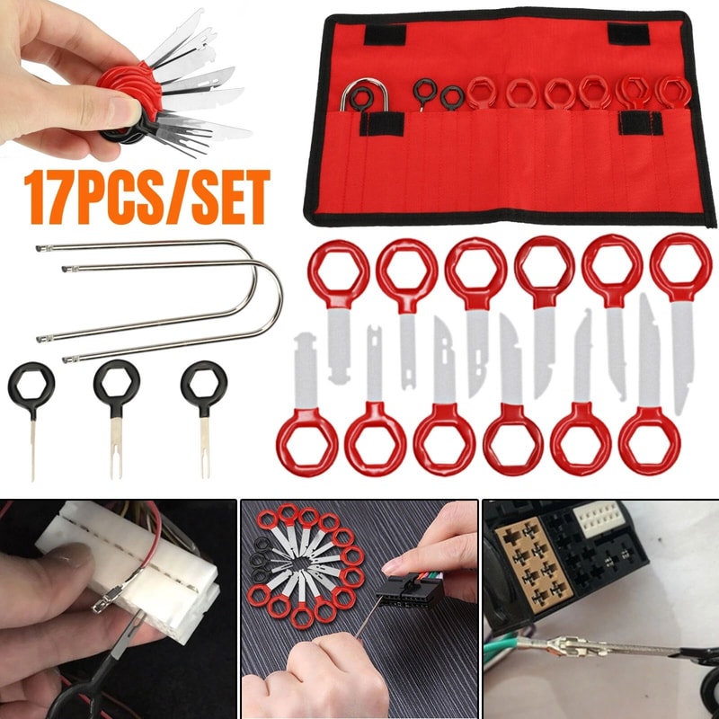 Terminal Removal Connector Pin Kit For Car Audio Electronics Universal Disassembly Tool Set 8