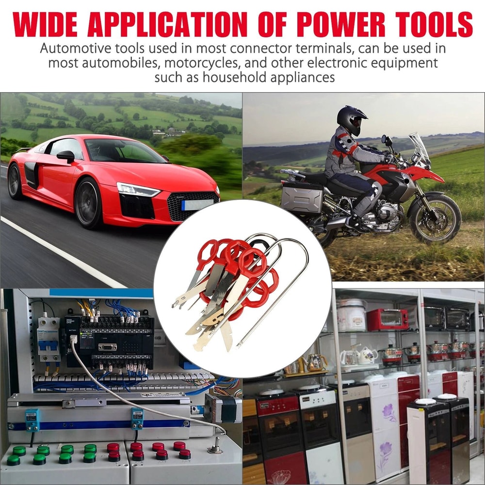 Terminal Removal Connector Pin Kit For Car Audio Electronics Universal Disassembly Tool Set 1