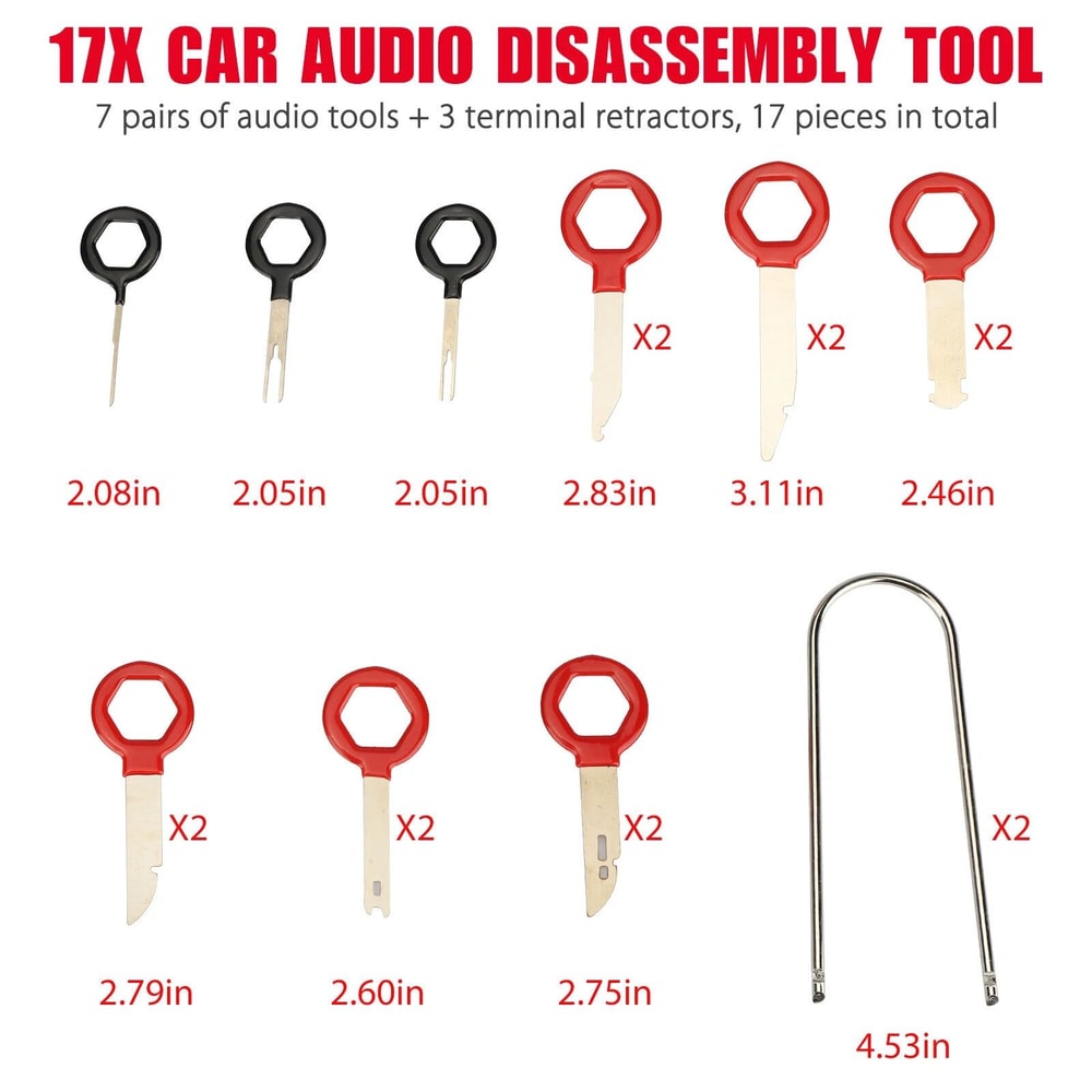Terminal Removal Connector Pin Kit For Car Audio Electronics Universal Disassembly Tool Set 4