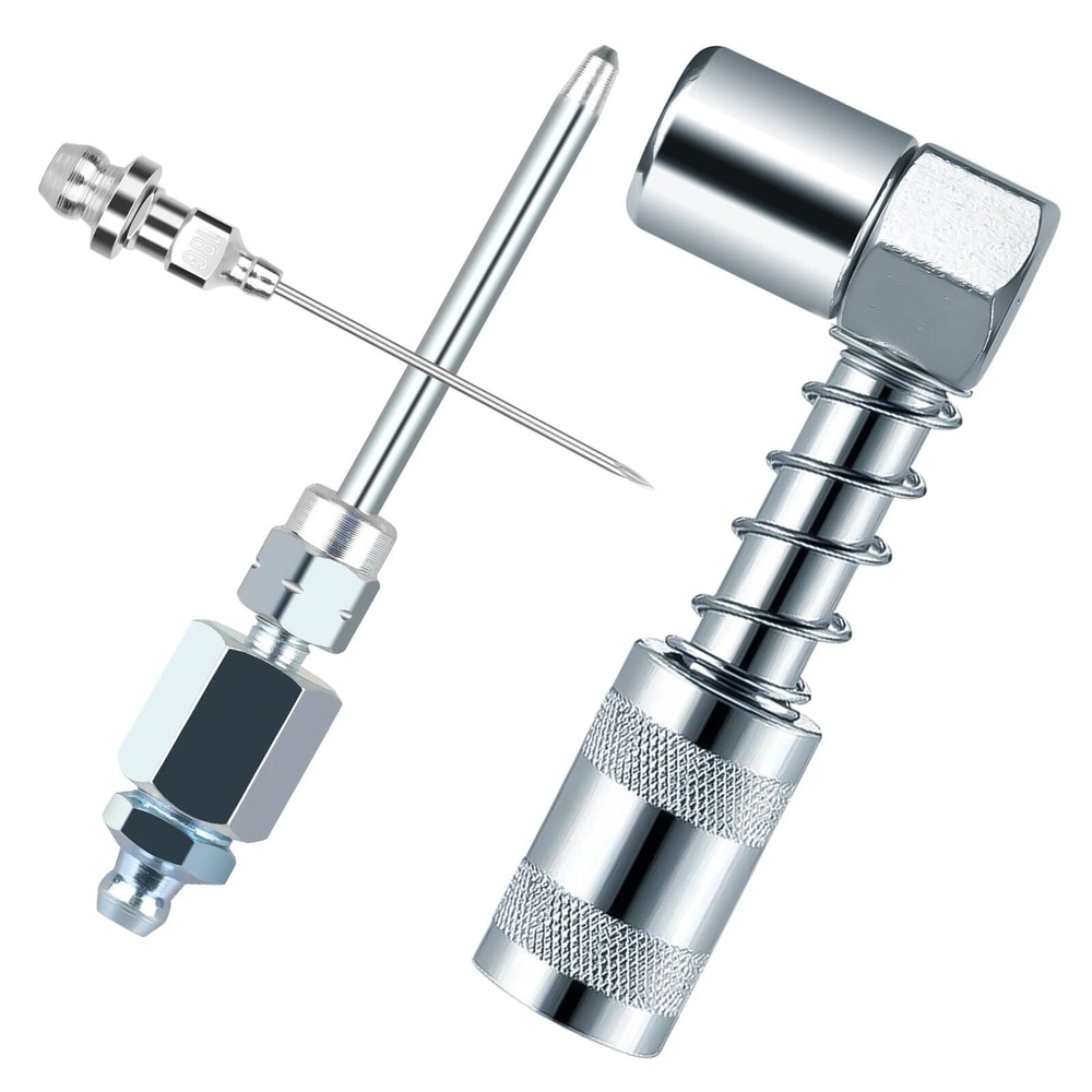 Grease Injection Needle Coupler Nozzle For Tight Fittings And Hard To Reach Lubrication 0