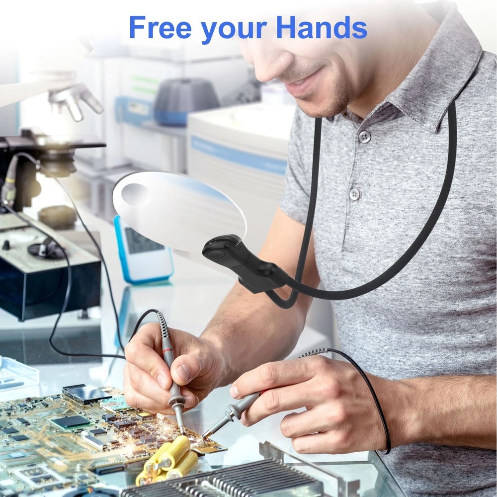 Hands Free Neck Magnifier For Reading And Crafts 2