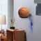 Wall Mounted Ball Holder Basketball Storage Rack Space Saving Sports Display Organizer 3