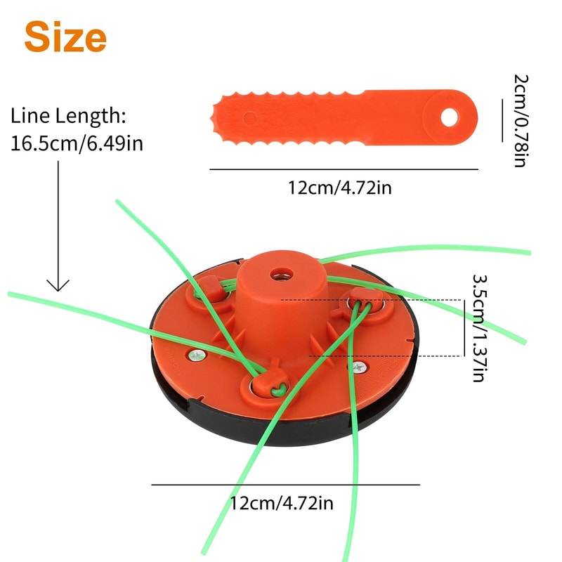 Universal Trimmer Head Replacement For Gas And Electric Weed Eaters 3