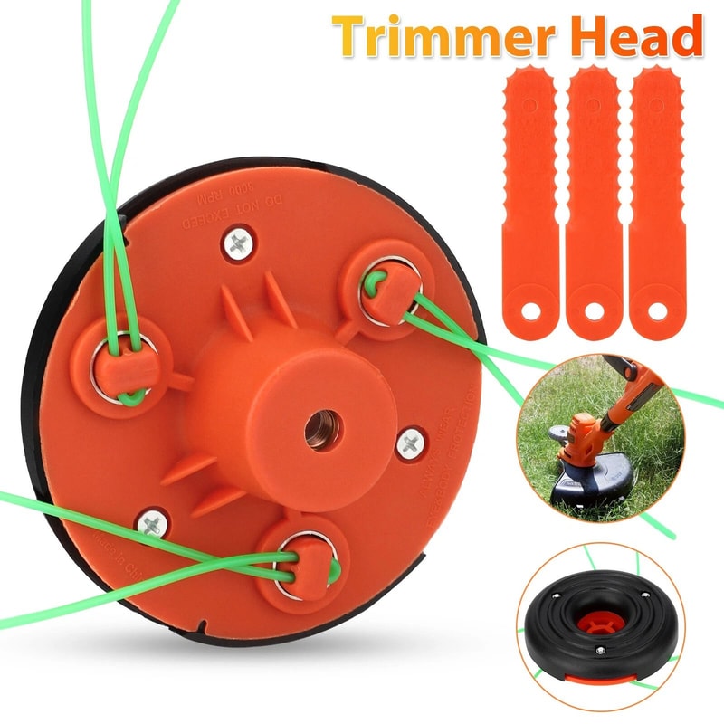Universal Trimmer Head Replacement For Gas And Electric Weed Eaters 8