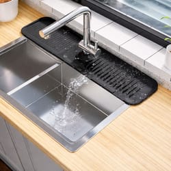 silicone faucet mat sink splash guard drip catcher tray for kitchen and bathroom