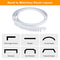 Flexible Bendable Ceiling Curtain Track System For Room Dividers And Curved Spaces 1