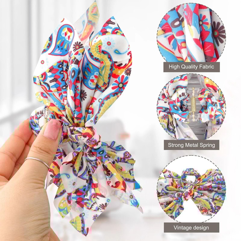 Butterfly Hair Clips Big Bow Claw Clip For Women Girls 2