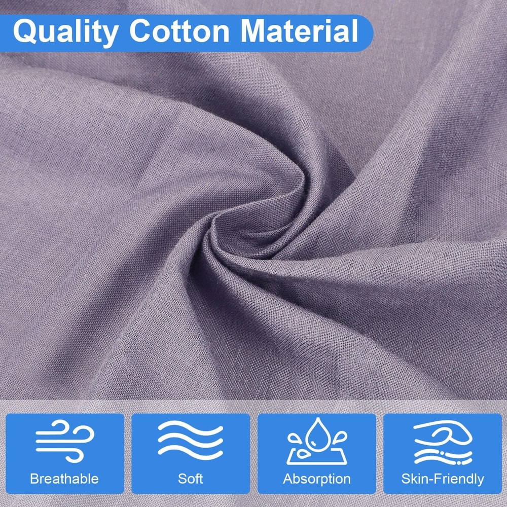 Premium Classic Plaid Pocket Squares Soft Cotton Handkerchiefs For Men 3