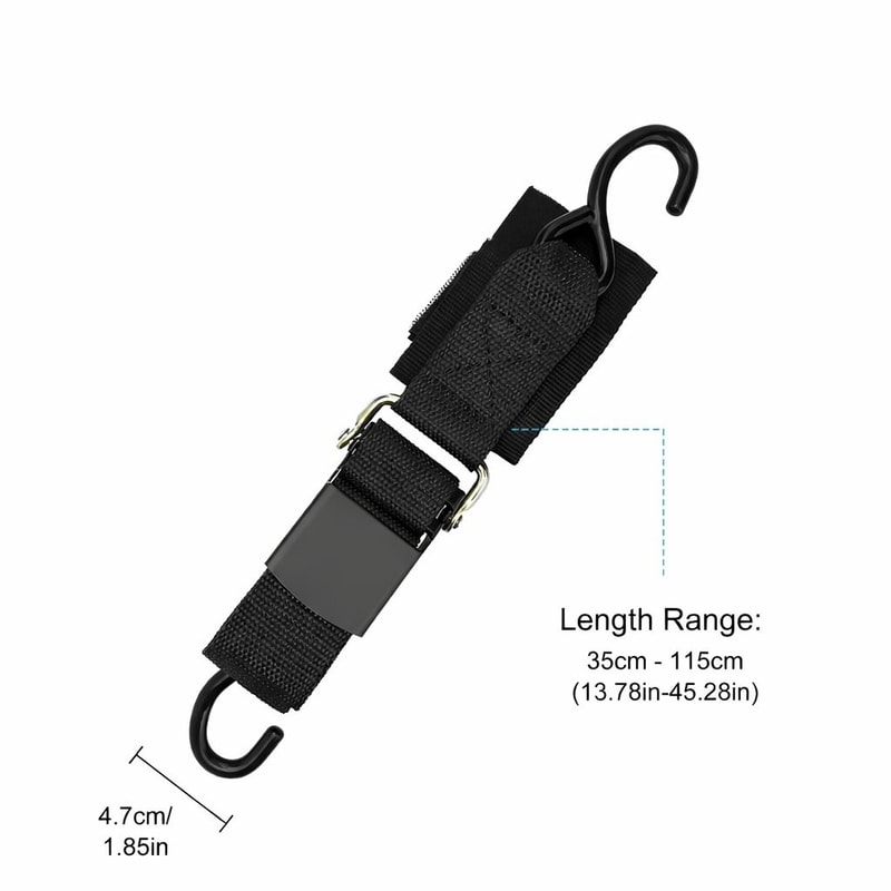 HeavyDuty Boat Trailer TieDown Strap With S Hook For Car Motorcycle Bike 6