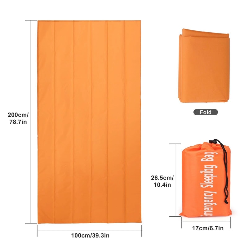 Ultimate Emergency Survival Sleeping Bag Waterproof Thermal Camping Blanket 3