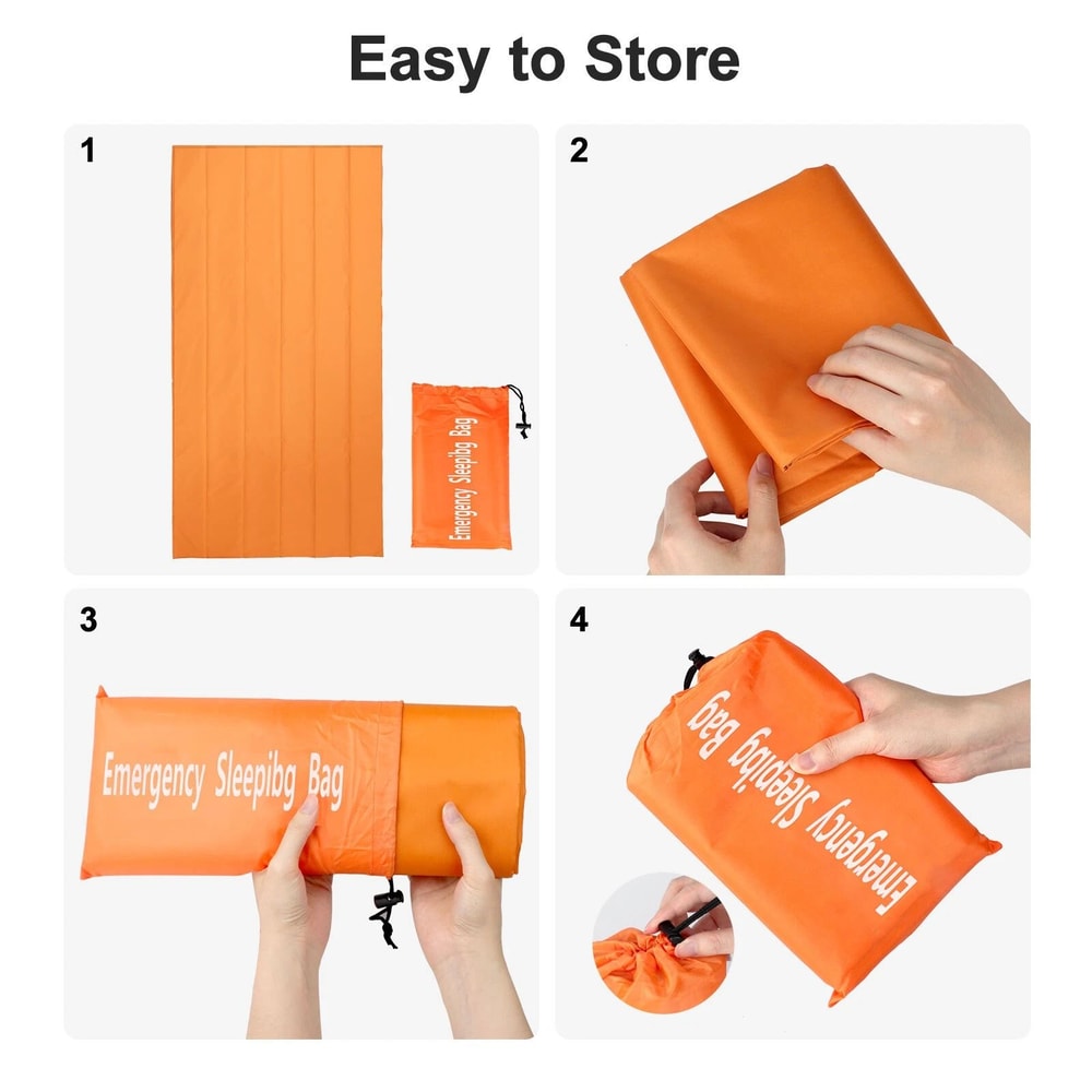 Ultimate Emergency Survival Sleeping Bag Waterproof Thermal Camping Blanket 2