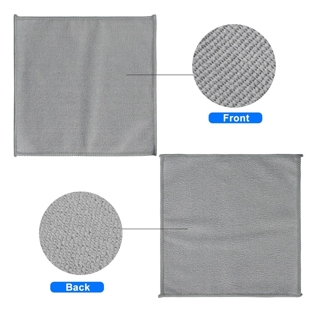 Premium Microfiber Cleaning Cloths Reusable Car Towels ScratchFree Highly Absorbent 4