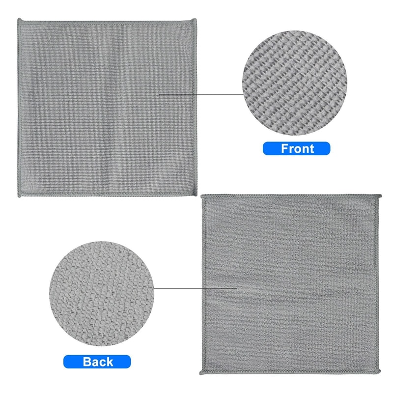 Premium Microfiber Cleaning Cloths Reusable Car Towels ScratchFree Highly Absorbent 4