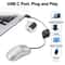 USB Mini Optical Mouse With Retractable Cord For Laptop And Desktop 3