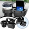 Multifunctional Car Window Organizer Cup Holder Phone Slot And Drink Tray For Car Door Storage 3