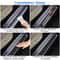 Universal Car Door Sill Protector Pads Rubber Scuff Cover For Trucks SUVs Cars 2