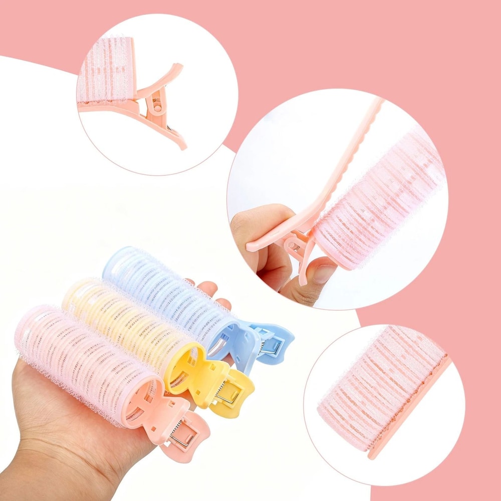 Heatless Hair Curler Set With SelfAdhesive Hooks Soft Natural Curls For Women 3