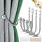 Durable WallMounted Curtain Holdback Set For Home Decor Elegant Drapery Holder 5