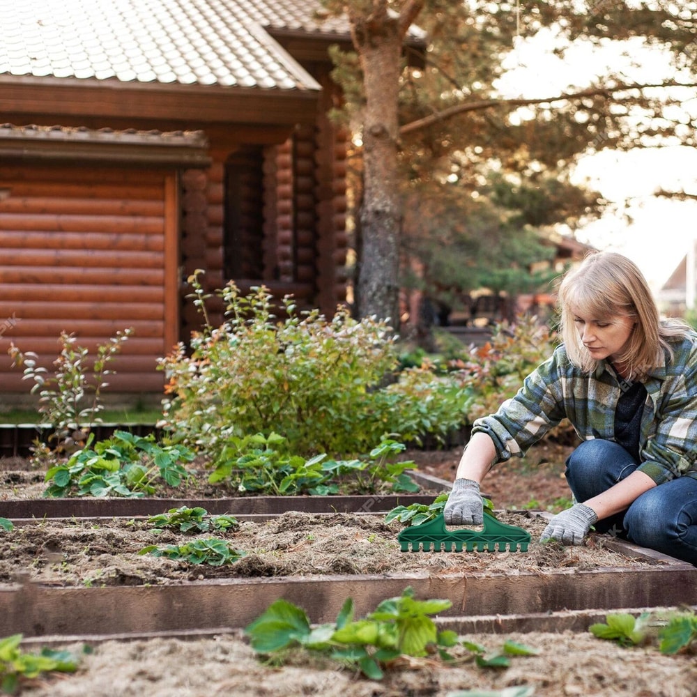 Plastic Garden Seeder Tool Heavy Duty Seeding Puncher For Efficient Soil Digger Planting 1