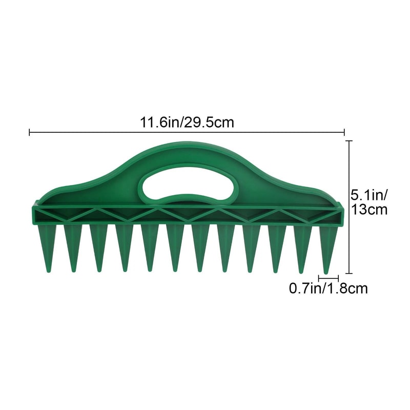 Plastic Garden Seeder Tool Heavy Duty Seeding Puncher For Efficient Soil Digger Planting 5