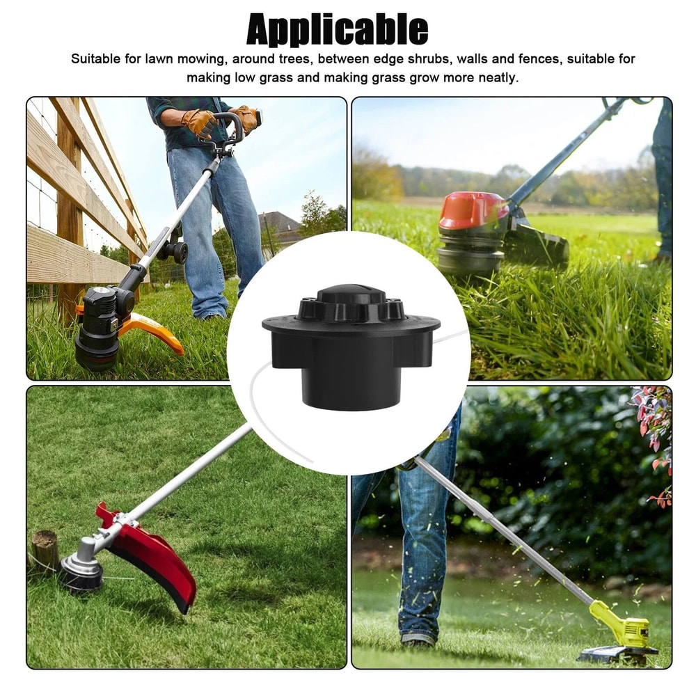 Premium Replacement Trimmer Head Nylon Rope Weeding Head 4