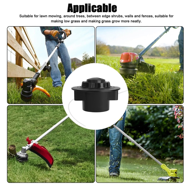 Premium Replacement Trimmer Head Nylon Rope Weeding Head 4